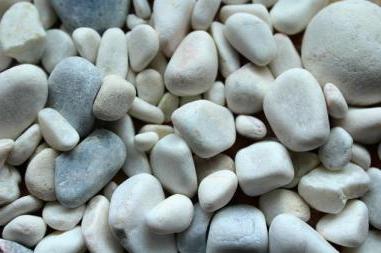 galets blancs